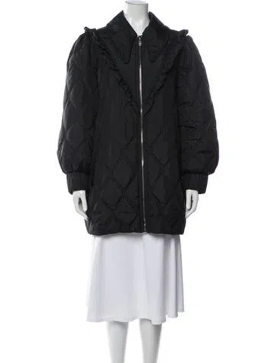 Pre-owned Ganni Jacket In Black