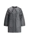 Ganni Jacket In Black Sand
