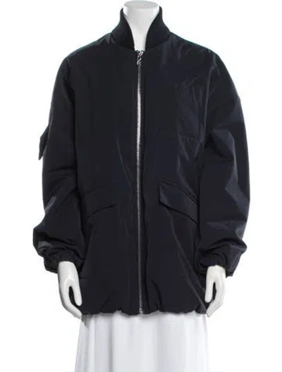 Pre-owned Ganni Jacket In Blue