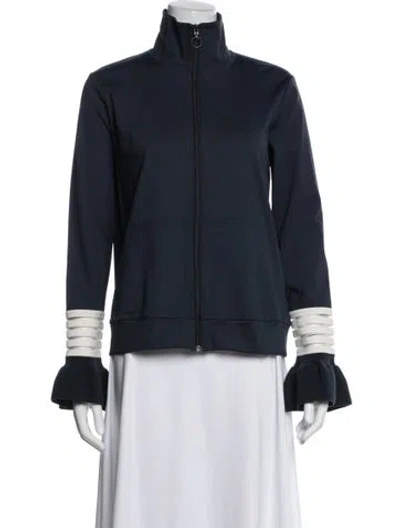Pre-owned Ganni Jacket In Blue