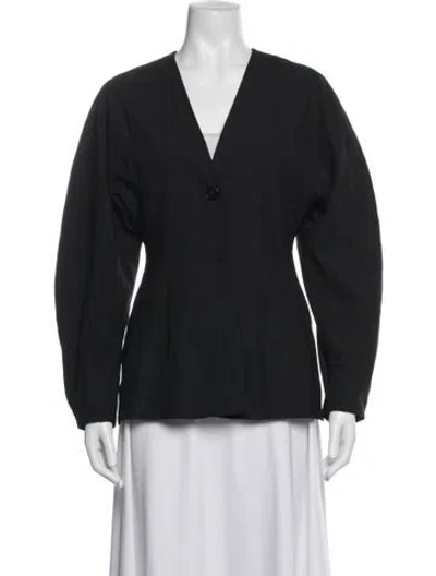 Pre-owned Ganni Jacket In Blue