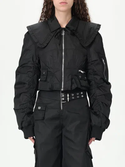 GANNI JACKET GANNI WOMAN COLOR BLACK,G89454002