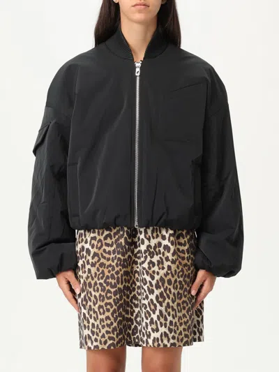 GANNI JACKET GANNI WOMAN COLOR BLACK,H16857002