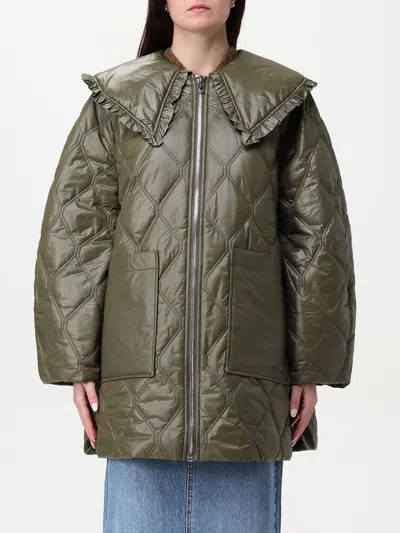 GANNI JACKET GANNI WOMAN COLOR KAKI,G55163030