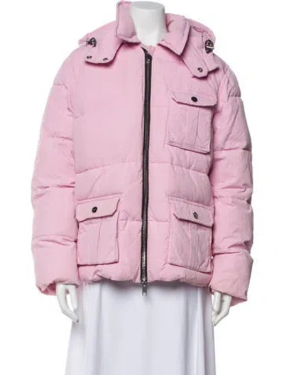 Pre-owned Ganni Jacket In Pink
