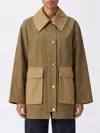 Ganni Oversized Cotton Utility Jacket In Multi