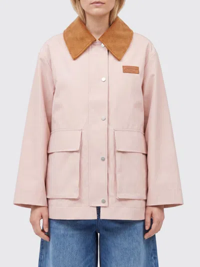 Ganni Jacket Woman In Pink