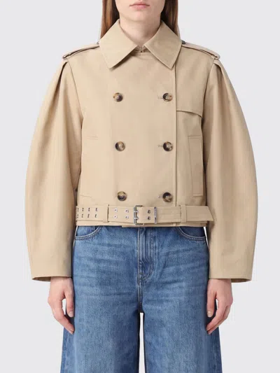 Ganni Jacket Woman In Nude