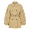 Ganni Beige Trench Coat