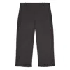 Ganni Pinstriped Trousers - Women's - Fabric In Black