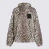 Ganni Leopard Raincoat Jacket In Brown