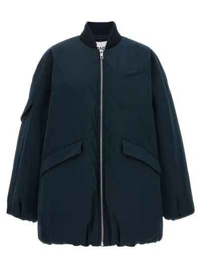 Ganni Jackets In Sky Captain