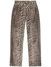 Ganni Denim Straight Trousers