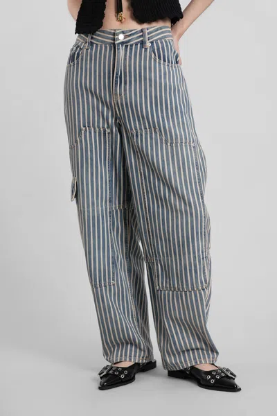 Ganni Jeans In Gray