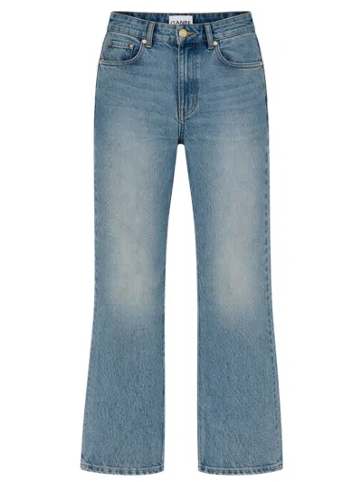 Ganni Tint Rigid Betzy Jeans In Blue