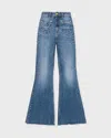 Ganni Jeans Blue Future Denim Goddi Mid Blue