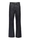 Ganni Rinse Belt Izey Jeans In Azul