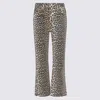 Ganni Jeans Brown In Brown