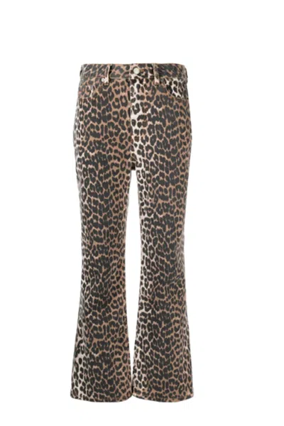 GANNI GANNI JEANS BROWN