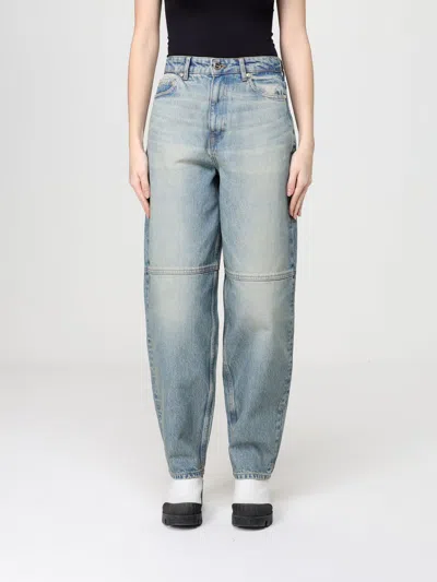 Ganni Jeans Woman  In Blue