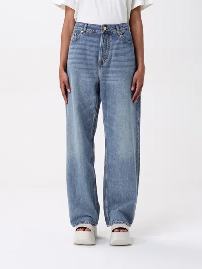 GANNI JEANS GANNI WOMAN COLOR DENIM,G45023028