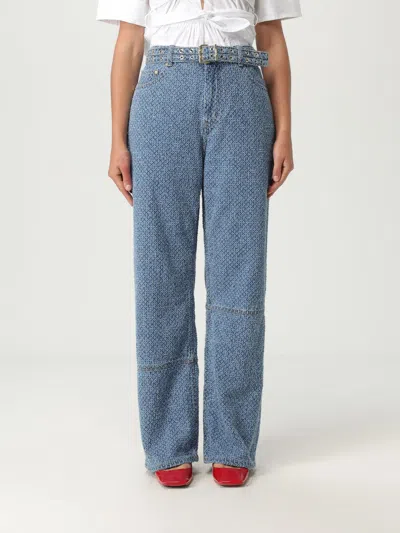 Ganni Jeans  Woman Color Denim