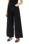 Ganni Magny Wide-leg High-rise Organic-cotton Denim Jeans