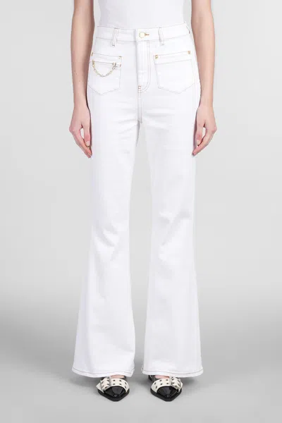 Ganni Jeans In White