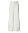 Ganni White Cropped Jeans In White