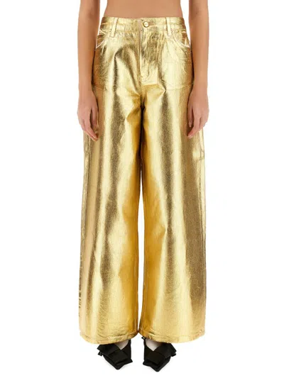 GANNI GANNI JEANS WIDE LEG
