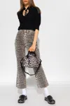 Ganni Jeans With Animal Motif