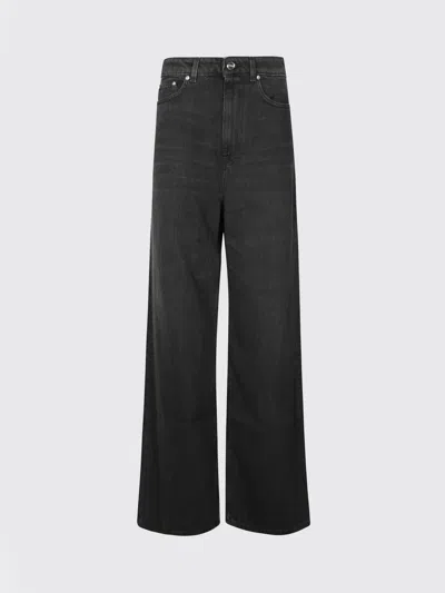 Ganni Jeans Woman  In Black