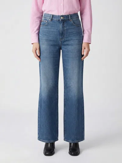 Ganni Jeans  Woman Color Blue