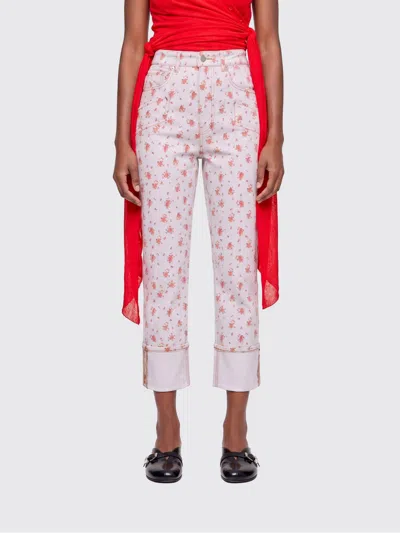 Ganni Jeans  Woman Color Peach In Pink