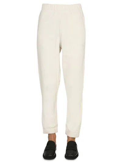 Ganni Jogging Pants In White