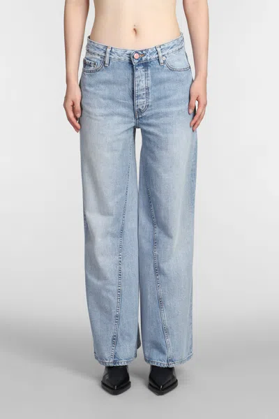 Ganni Jozey Jeans In Blue Cotton