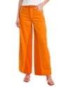 GANNI GANNI JOZEY ORANGEADE RELAXED WIDE LEG JEAN