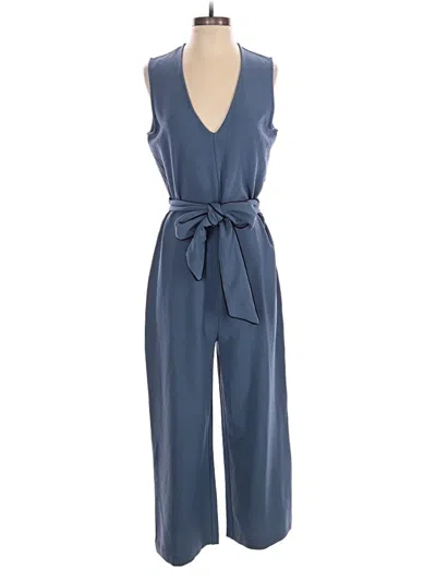 Pre-owned Ganni Jumpsuit In Blue