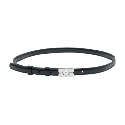 Ganni Kat Belt In Black