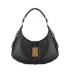 Ganni Kat Black Small Shoulder Bag In Black
