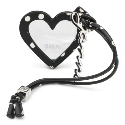 Ganni Keychains In Black