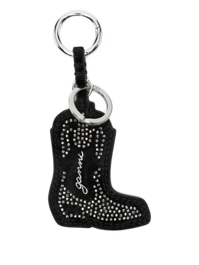 Ganni Keychains Black