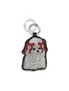 Ganni Women Poodle Key Ring In Gray