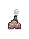 Ganni Women Cherry Keyring In Multi