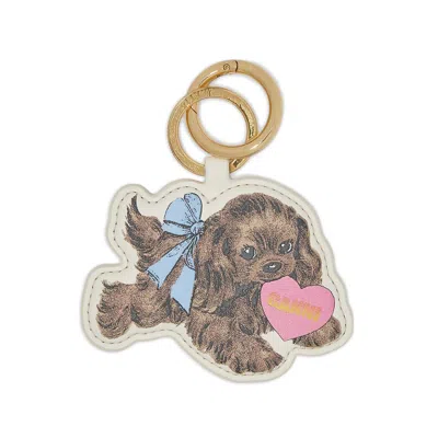 Ganni Keyrings In Brown