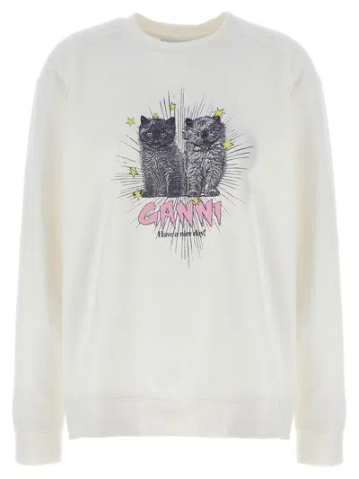 GANNI GANNI 'KITTENS' SWEATSHIRT