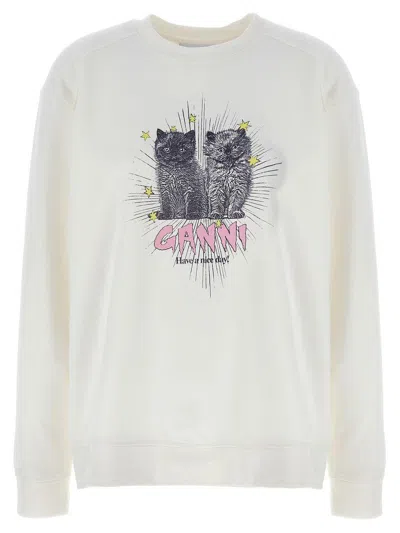 GANNI GANNI 'KITTENS' SWEATSHIRT
