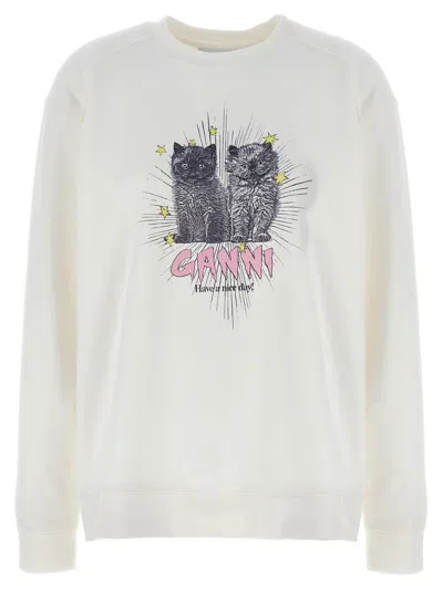 GANNI GANNI 'KITTENS' SWEATSHIRT