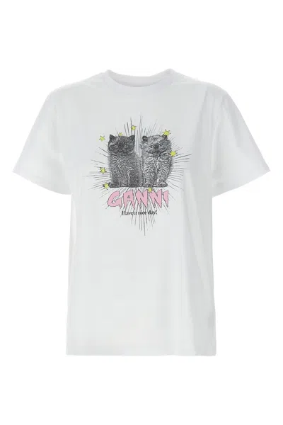 GANNI GANNI 'KITTENS' T-SHIRT