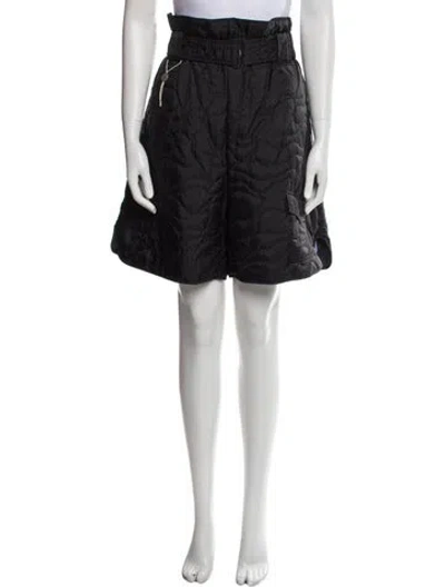 Pre-owned Ganni Knee-length Shorts In Black